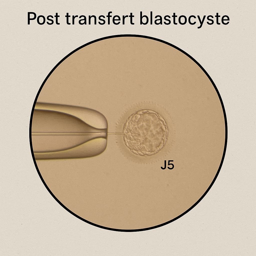 Test pipi J5 post transfert blastocyste : votre résultat décrypté